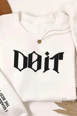 Do It Crewneck Sweatshirt Women Men Pink Kpop Fan Merch SKZ Sweatshirts Pullover Long Sleeve Hoodies Streewear Woman Clothing